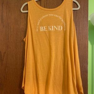 Torrid size 3, mustard yellow swing tank